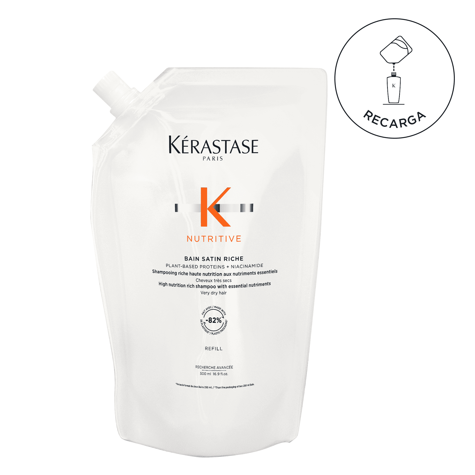 Nutritive Bain Satin Riche| Shampoo nutritivo cabello seco| Kérastase